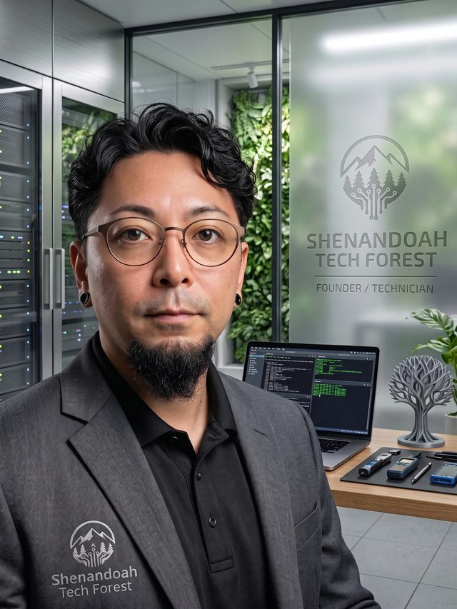 Kota Mori, founder of Shenandoah Tech Forest